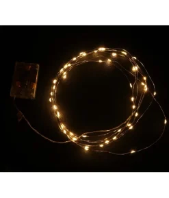 LED lyskæde med 50 lys, varm hvid