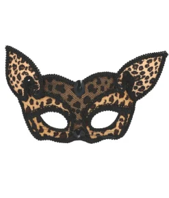 Leopard halvmaske