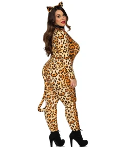 Leopard kostume Plus