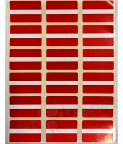 Letland flag stickers