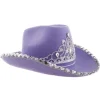 Lilla cowboyhat med diadem