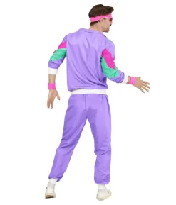 Lilla 80er joggingdragt
