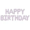 Lilla Happy Birthday folieballon