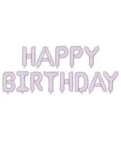 Lilla Happy Birthday folieballon