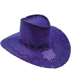 Lilla paillet cowboyhat