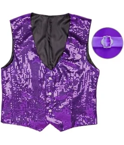Lilla pailletvest