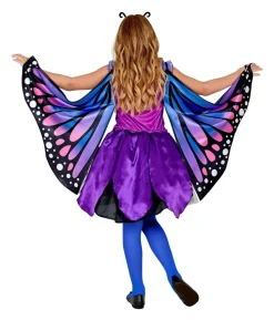 Lilla sommerfugl kostume
