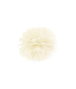 Lille pompon Creme