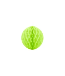 Limegrøn papirvæv kugle, 20 cm