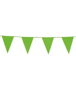 Lime vimpelguirlande