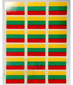 Lithauen flag stickers