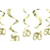 Loftspiral guld 50