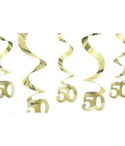 Loftspiral guld 50