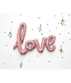 Love Folieballon Rose Gold