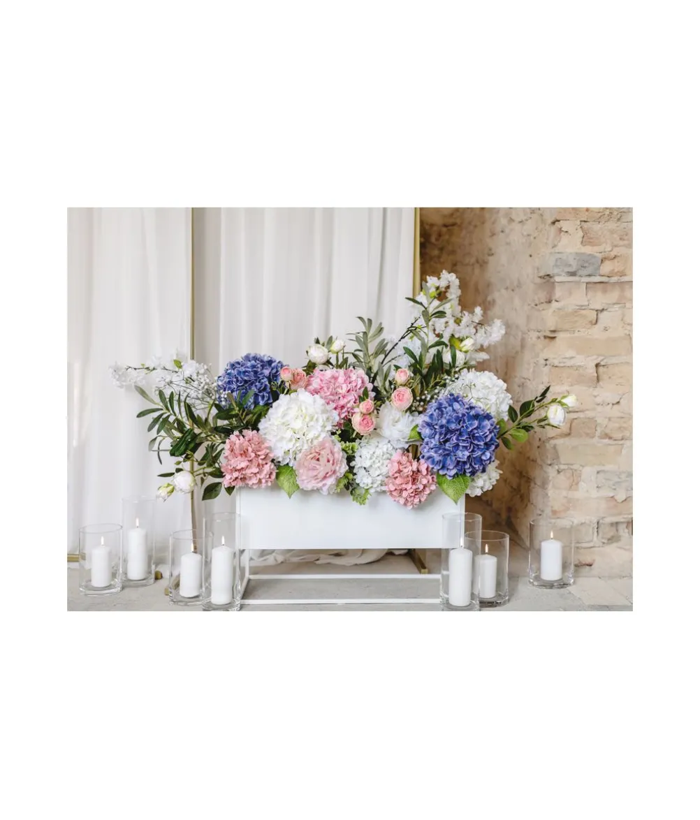 Lys creme rose, 1 stk