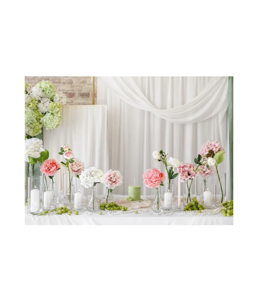 Lys creme rose, 1 stk