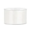 Lys creme satinbånd, 38 mm