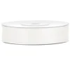 Lys creme satinbånd, 12 mm