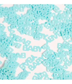 Lyseblå Baby konfetti