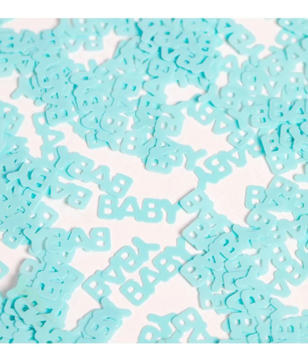 Lyseblå Baby konfetti