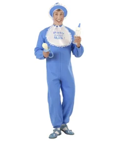 Lyseblåt baby kostume