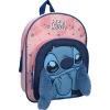 Lyserød Stitch rygsæk