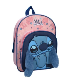 Lyserød Stitch rygsæk