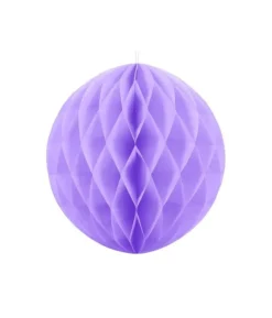 Lys lilla papirvæv kugle, 30 cm