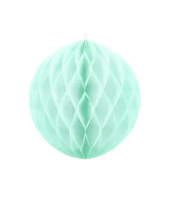 Lys mint papirvæv kugle, 20 cm