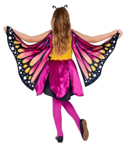 Magenta Sommerfugl kostume