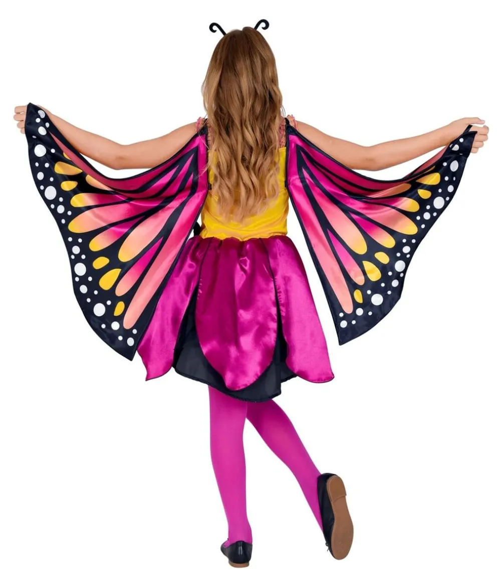 Magenta Sommerfugl kostume