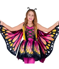 Magenta Sommerfugl kostume