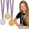 3 medaljer guld, sølv, bronze