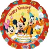 Mickey Happy Birthday folieballon, 43 cm