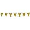 Mini guld metallic vimpelguirlande