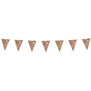 Mini rose gold metallic vimpelguirlande