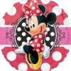 Minnie Mouse portræt folieballon, 43 cm