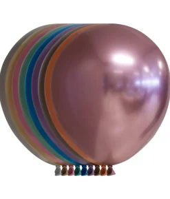 Mirror mix balloner, 10 stk