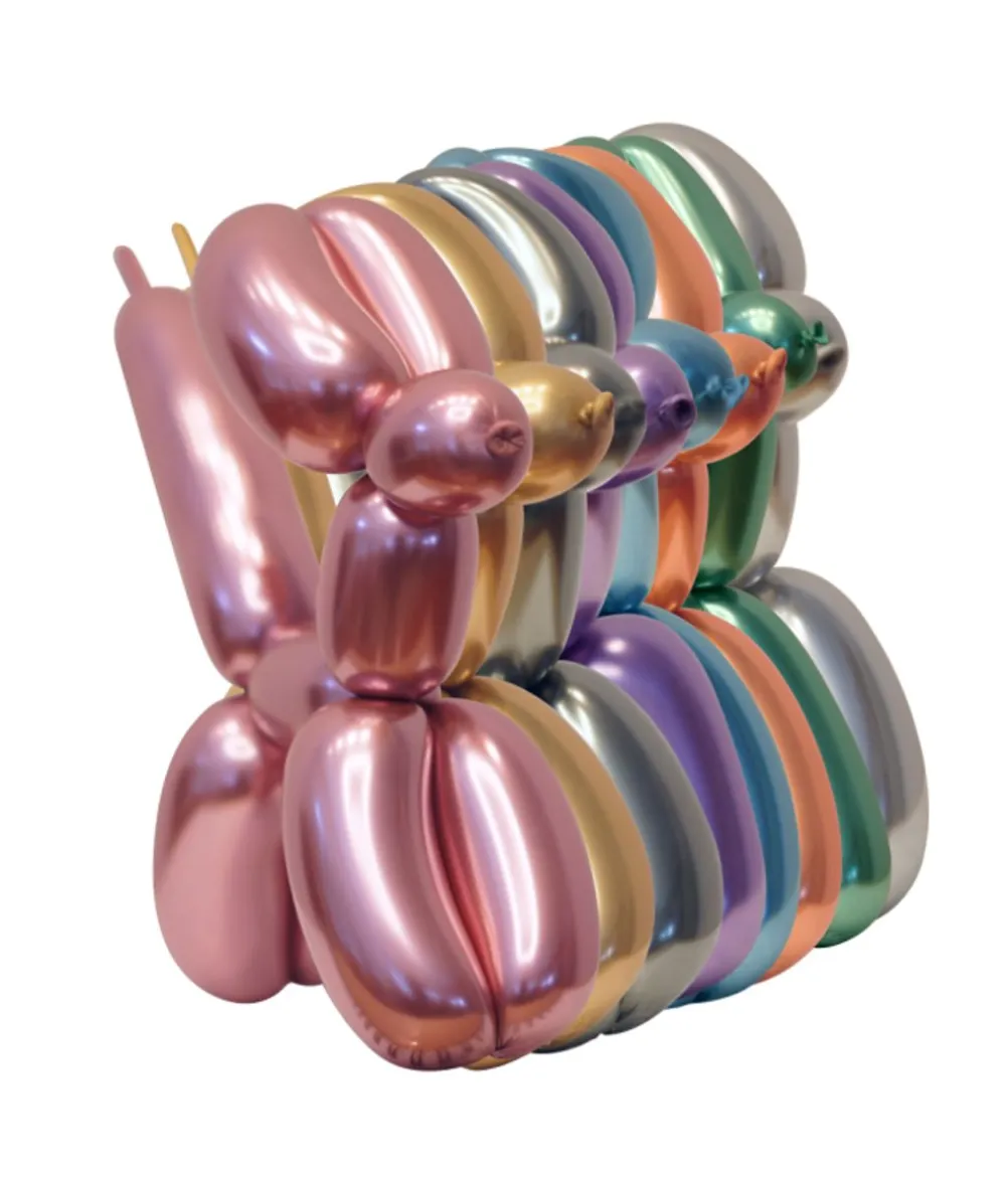 Mirror modeller balloner, 100 stk