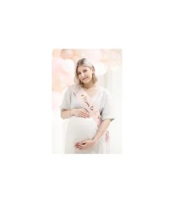Mom to be skærf, lyserød