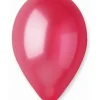 Mørkerød ballon, metallic