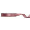 Mørk støvet rosa satinbånd, 12 mm