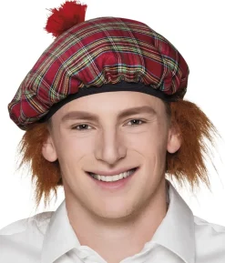 Mr Tartan hat rød