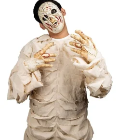 Mumie maske og hænder