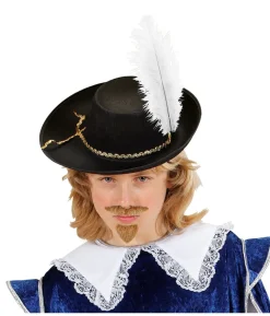 Musketerhat med rød fjer, barn