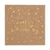 Natur Happy Birthday servietter