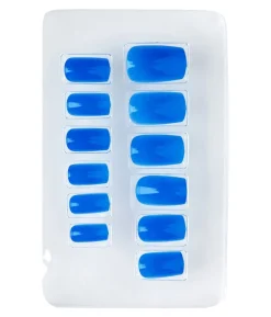 Neon blå negle