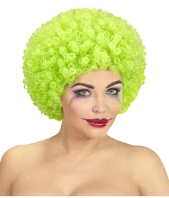 Neongrøn afroparyk
