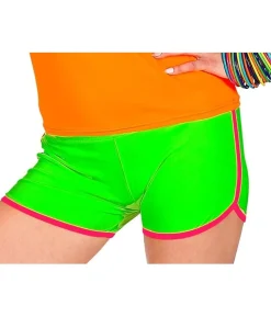Neongrønne hotpants