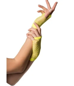 Neongule korte nethandsker